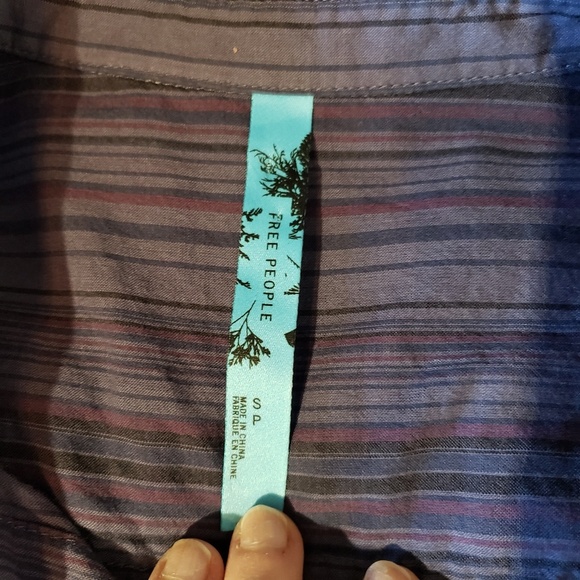 FREE PEOPLE striped cotton tunic - Picture 3 of 3